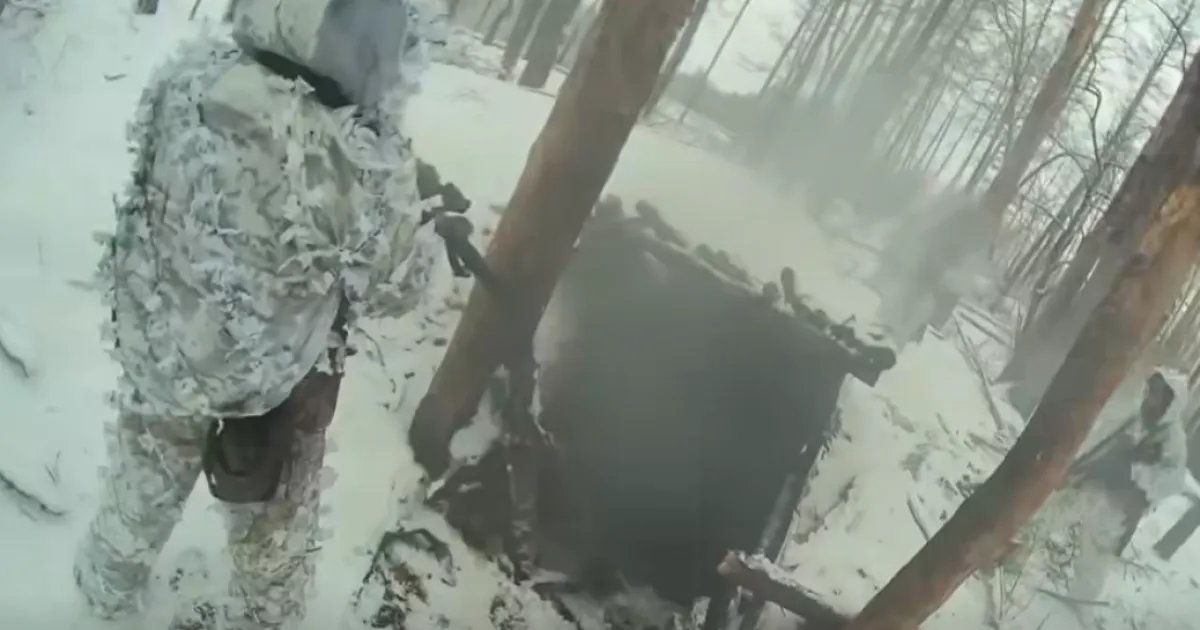 Спецназ ССО при -15 градусах снял часовых и взял в плен оккупантов. ВИДЕО