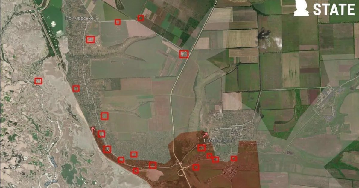 OSINT-проект DeepState сообщил о безрезультатных атаках РФ под Степногорском