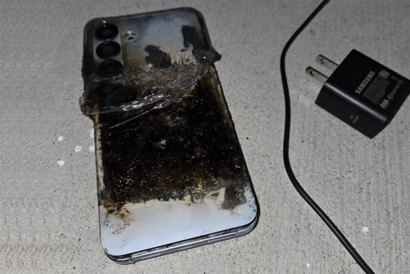 Что говорит Samsung: двухмесячный Galaxy S25+ загорелся во время зарядки
