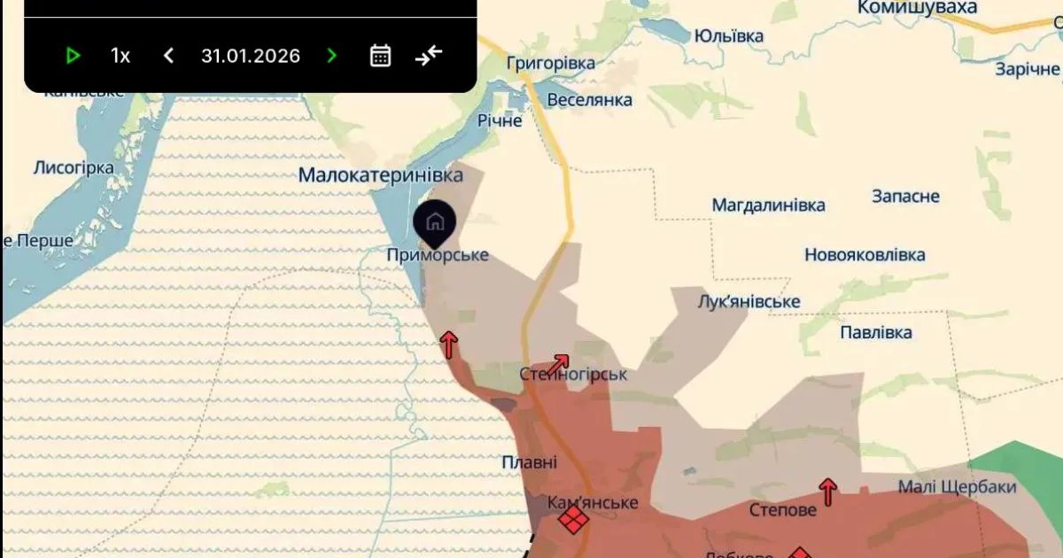 DeepState: В Запорожской области россияне продвинулись в обоих направлениях