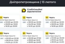 Графіки відключень світла на Дніпропетровщині: що заплановано