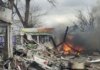 Село Беленькое подвергается постоянным вражеским атакам: рынок, дома и здания повреждены. ВИДЕО