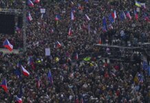 В Чехии прошли массовые протесты против властей