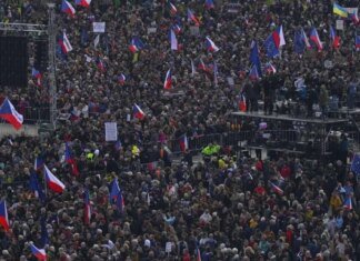 В Чехии прошли массовые протесты против властей