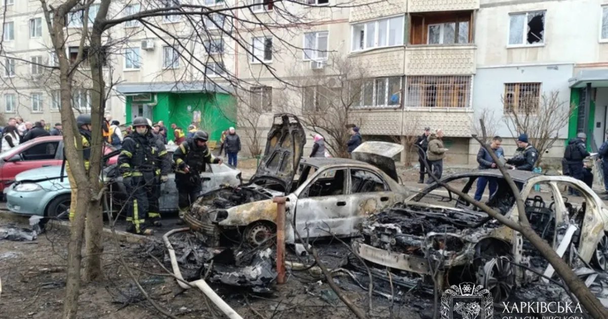 Дроны РФ нанесли удар по Харькову: есть попадания и раненые