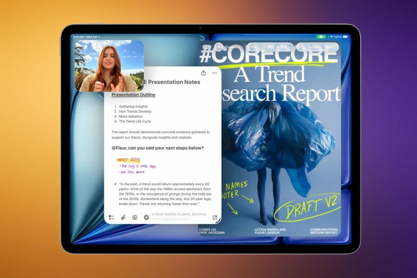 Новый Apple iPad Air от $599 получил чип M4, 12 ГБ ОЗУ и Wi-Fi 7