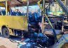 Россияне нанесли удар с помощью дрона по автобусу в центре Никополя: есть погибшие и раненые