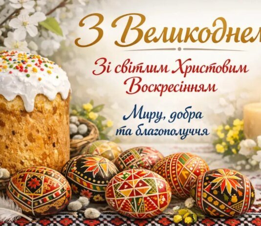 С Пасхой: поздравления и открытки на украинском языке