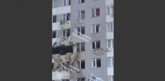 Девятиэтажный дом в Одессе стал целью для российского шахеда. ВИДЕО