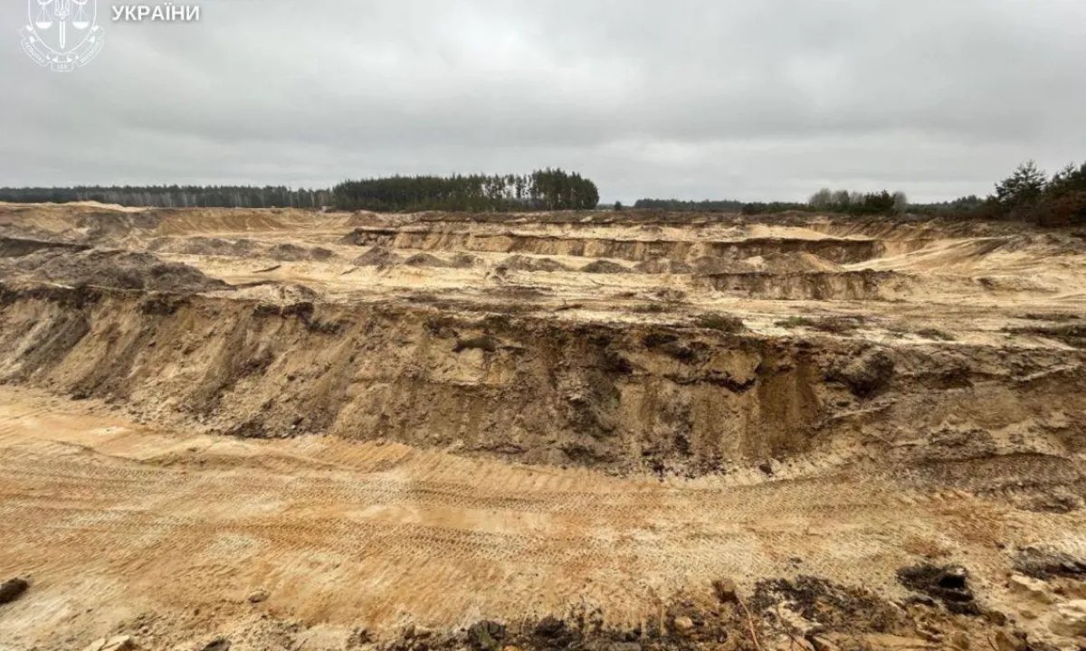 В Житомирской области разоблачили схему незаконной добычи песка