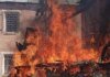 Удар по Прилукам: россияне атаковали районный отдел полиции, возник пожар