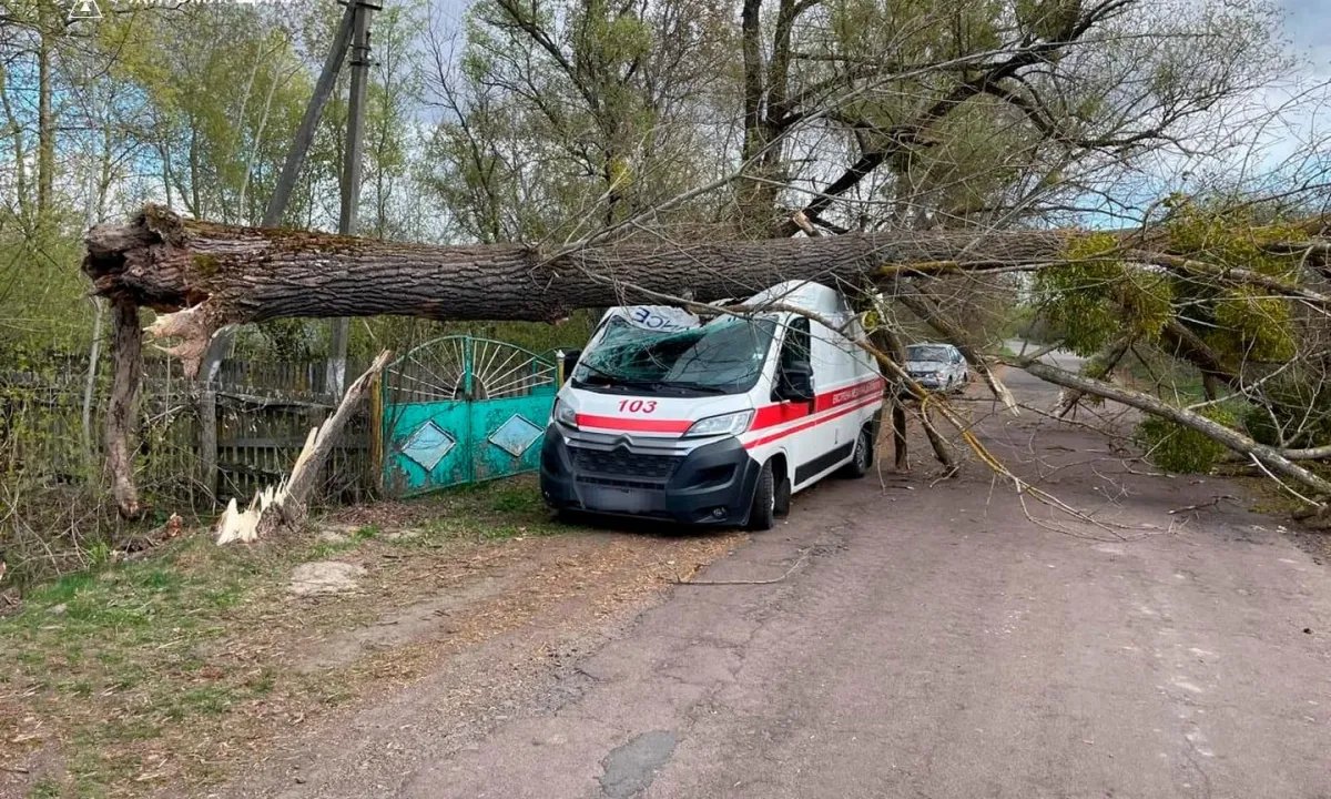Спасатели устраняют последствия непогоды в нескольких областях Украины