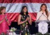 Мелания Трамп устроила беременной Уше Вэнс холодный прием: что заметила публика. ВИДЕО