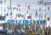 Удар по символу: оккупанты пытались уничтожить Ореховскую стелу и флаги подразделений. ФОТО