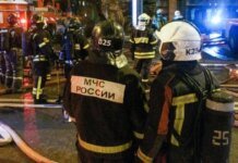 В Москве произошел пожар на территории Кремля в Измайловом