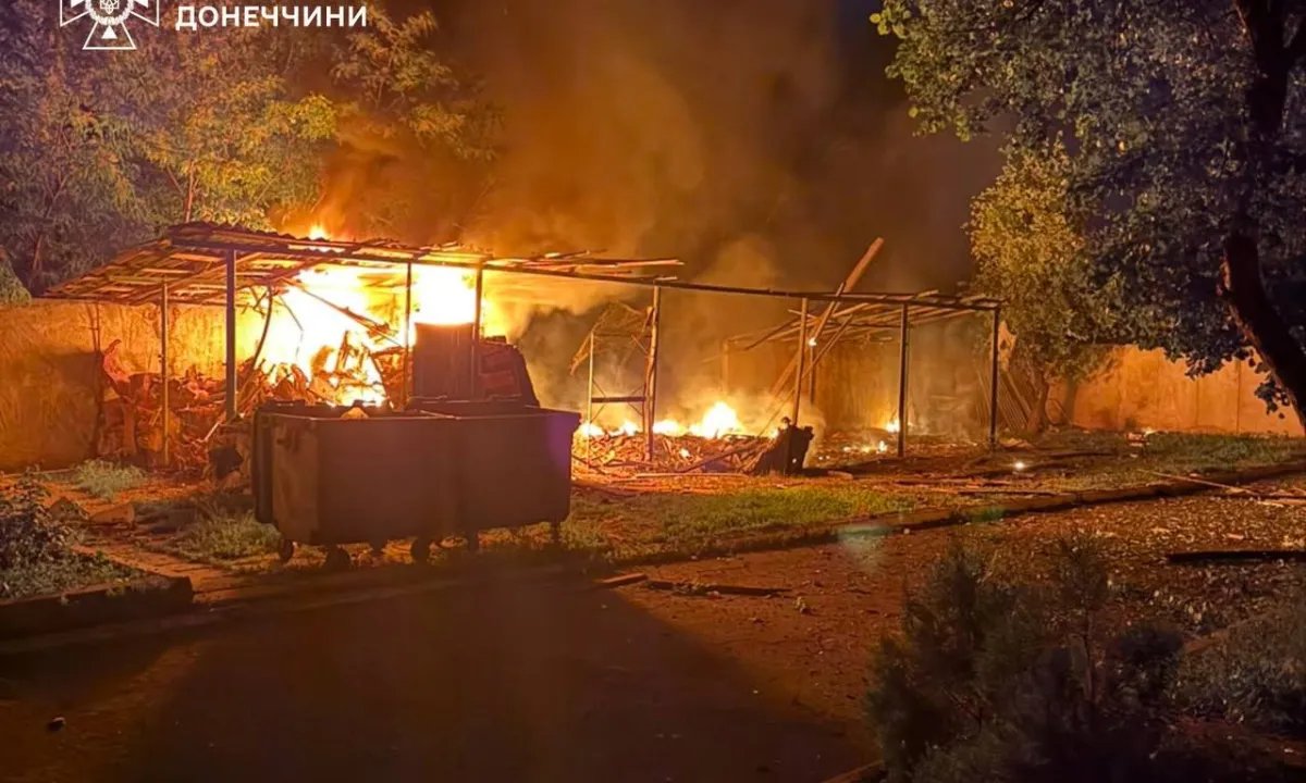 Россия нанесла удар по пожарной части в Славянске