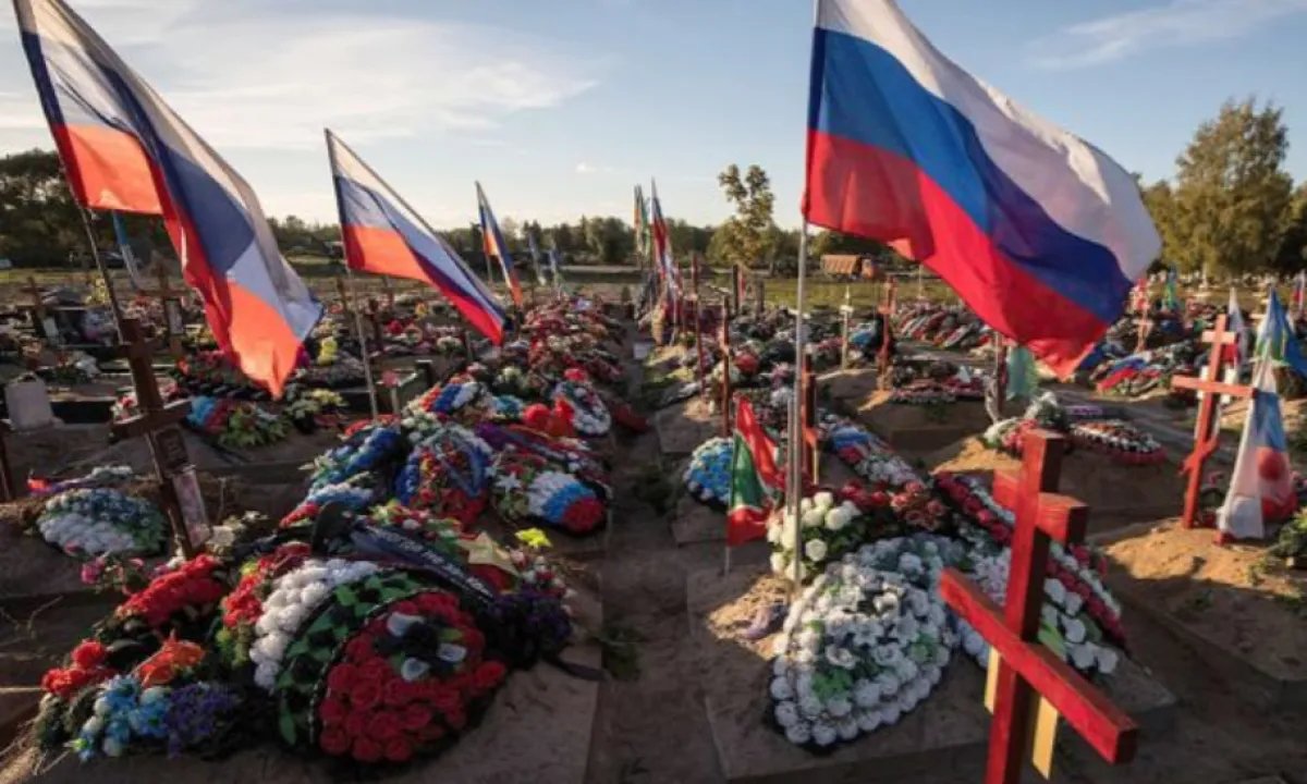 Россия движется вперёд — прямо на кладбище: потери армии агрессора за сутки