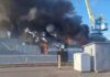 Как горел корвет «Бойкий» под Петербургом: появилось ВИДЕО с палубы