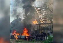 В Запорожье устраняют последствия атаки и фиксируют новый удар со стороны России
