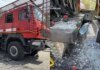Враг атаковал подразделение спасателей в Запорожье