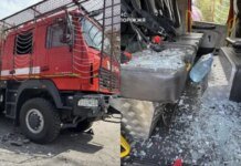 Враг атаковал подразделение спасателей в Запорожье