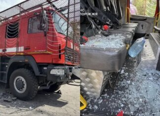 Враг атаковал подразделение спасателей в Запорожье