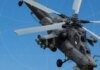Украинские дроны атаковали российский ударный вертолёт «Ночной охотник» в России