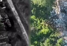 Пограничники уничтожили артиллерийскую пушку и укрытия россиян. ВИДЕО
