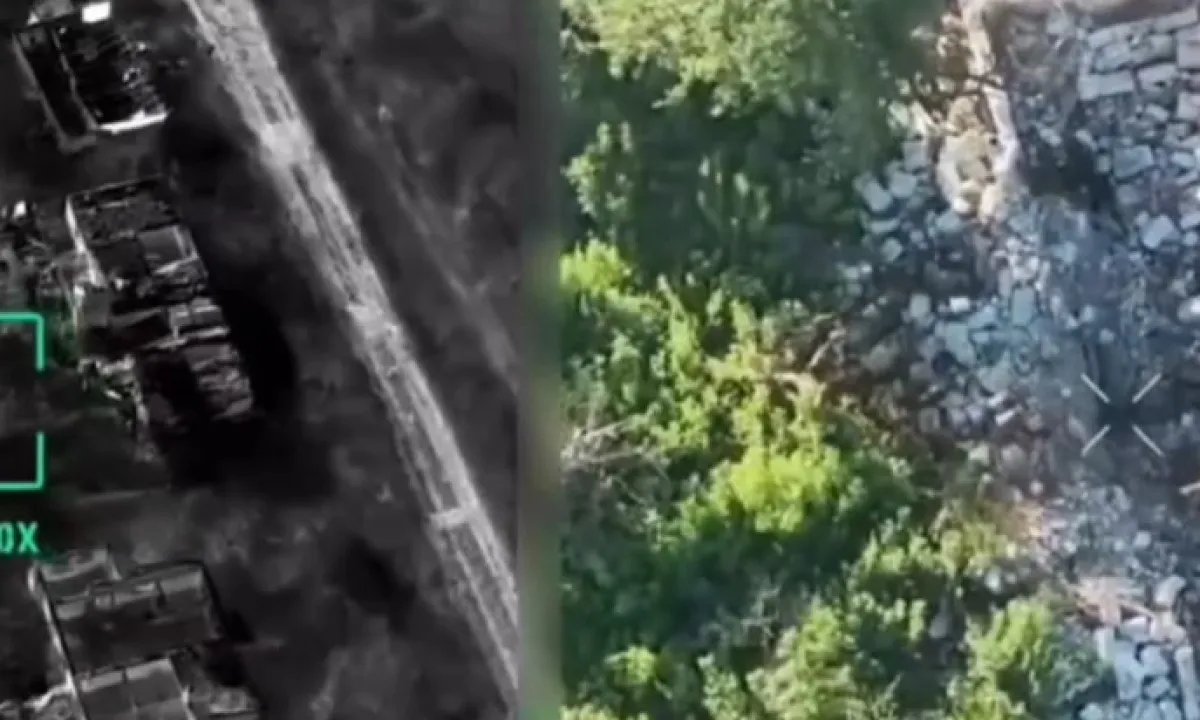 Пограничники уничтожили артиллерийскую пушку и укрытия россиян. ВИДЕО