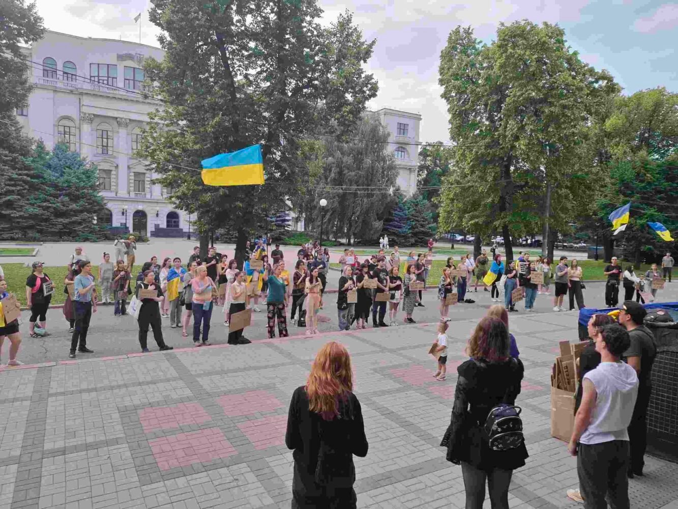 У Дніпрі проходить одинадцята акція протесту проти відставки Федорова