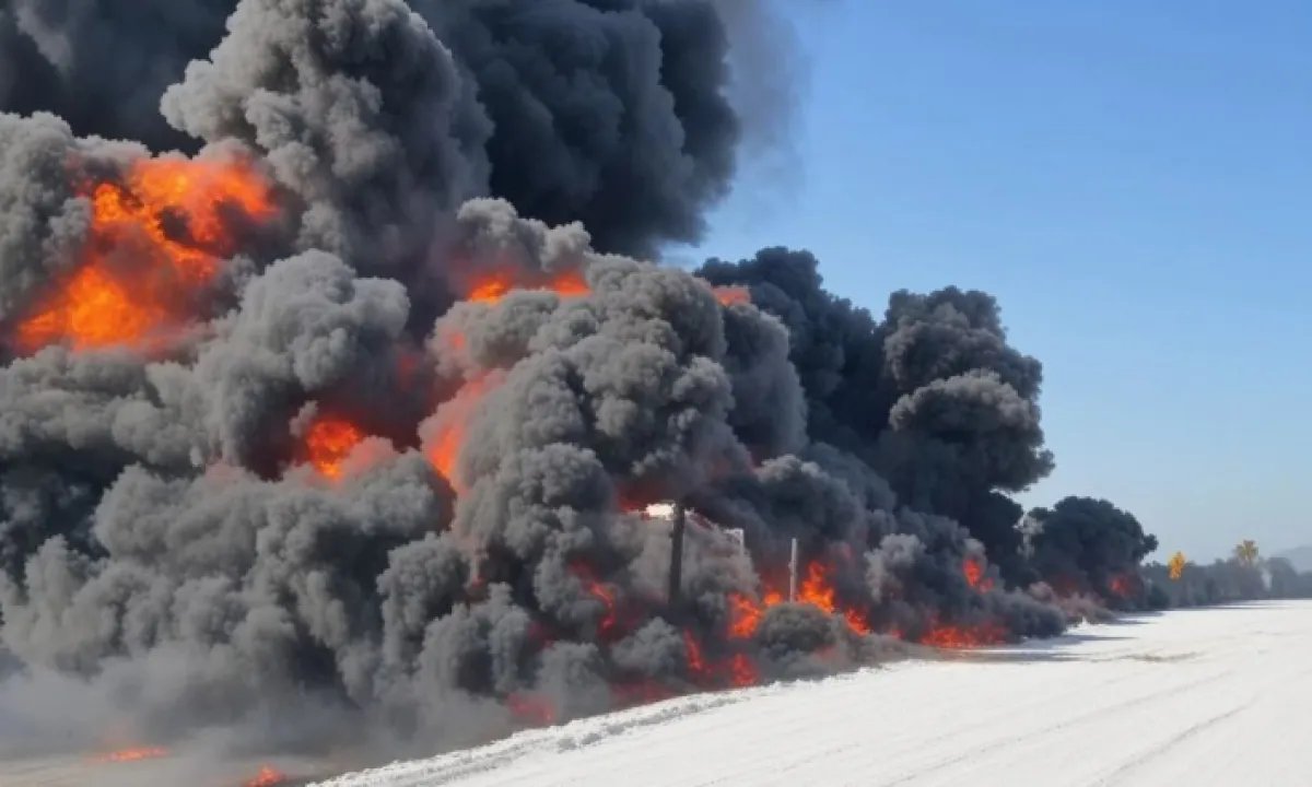 Разгром в глубоком тылу оккупантов: ВСУ сожгли военную колонну 35-й армии РФ. ВИДЕО