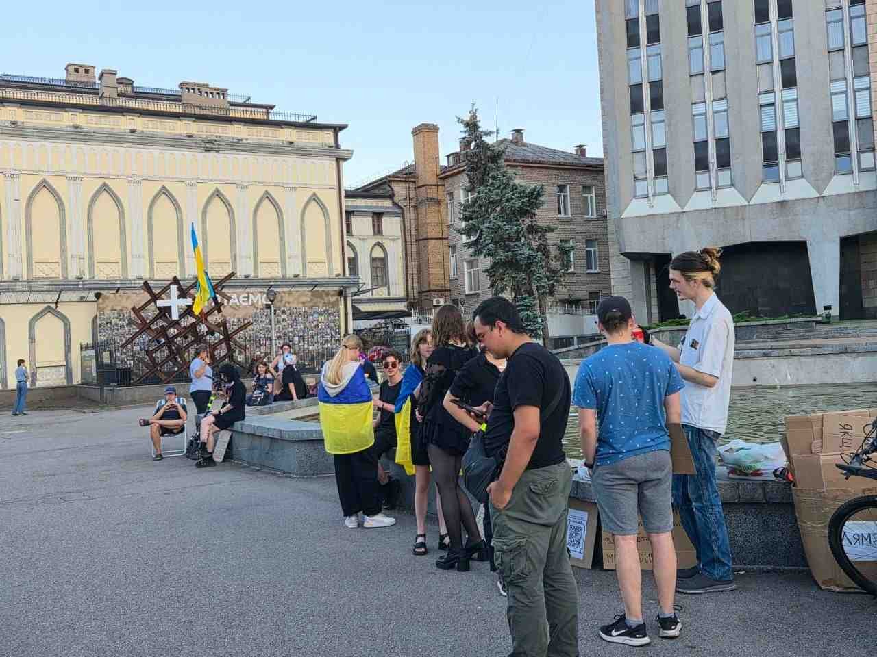 У Дніпрі проходить 29-а акція протесту проти відставки Федорова