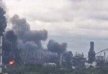 Мощная ночная атака беспилотников парализовала Москву и Подмосковье, уничтожен крупный складской комплекс. ВИДЕО