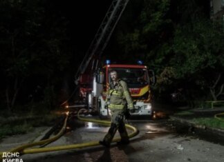 Число пострадавших в Киеве возросло до 59, в Оболонском районе дрон упал на детский сад. ВИДЕО
