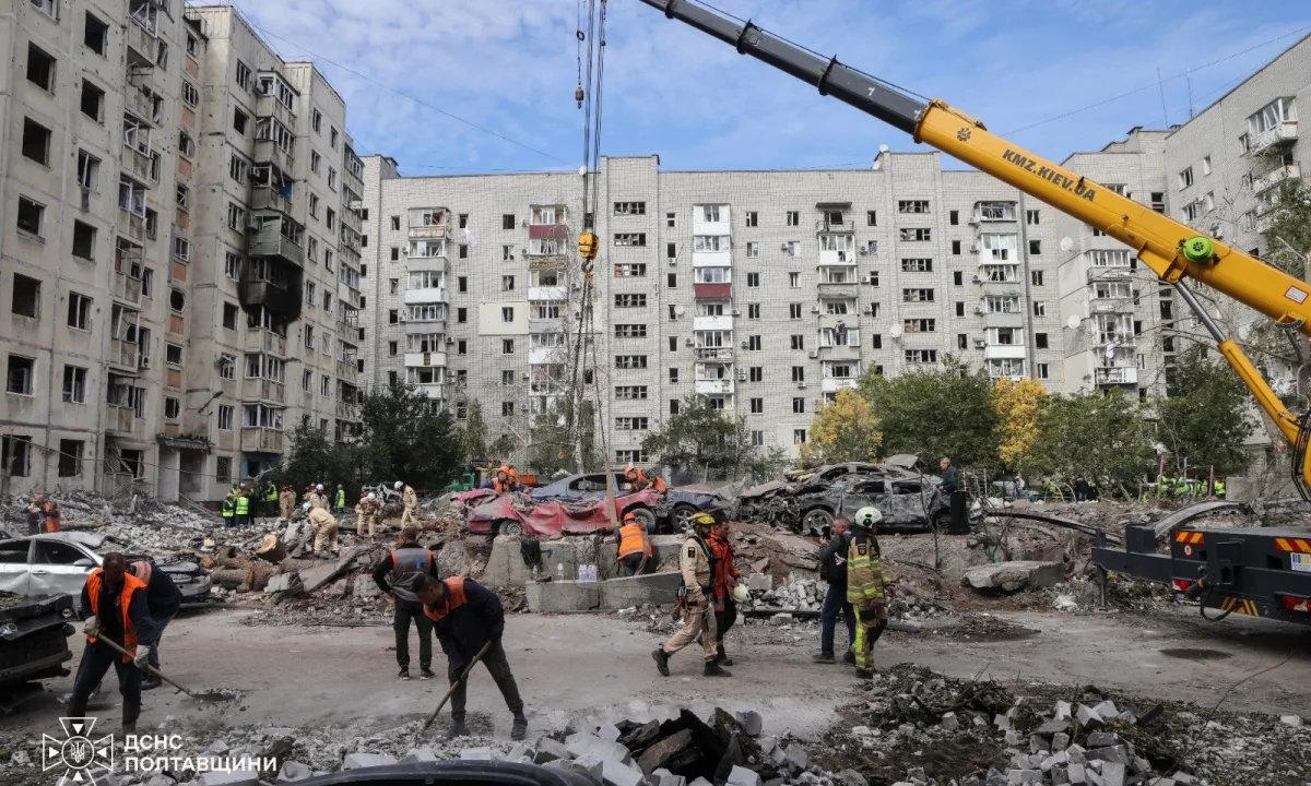 Число пострадавших в Кременчуге выросло до 33, среди них ребенок