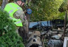 В Киеве реактивный беспилотник РФ пробил крышу дома и не взорвался. ВИДЕО