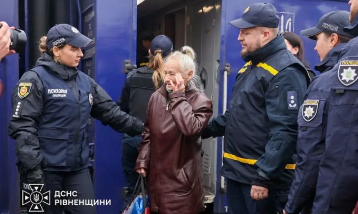 В Ровенскую область для эвакуации прибыли 36 жителей Донецкой области